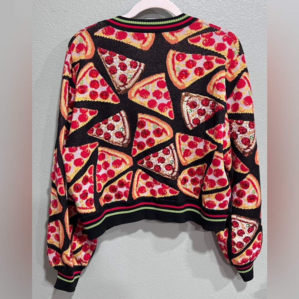QOS Pizza Cardigan - Picture 3 of 3